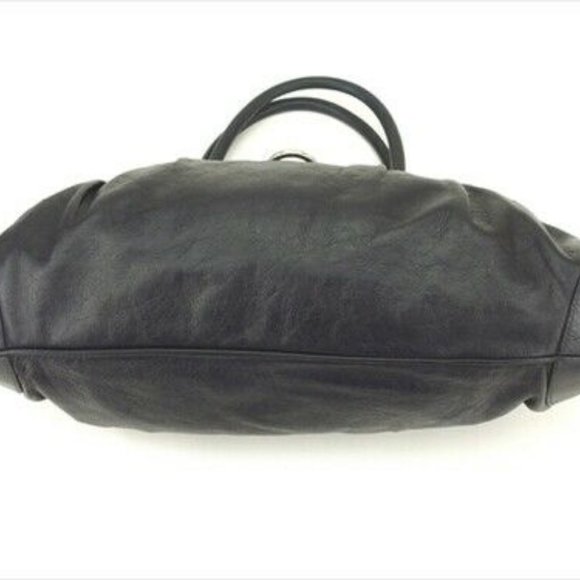 Salvatore Ferragamo bag Hand bag Ganchini Black Silver Authentic Used - Picture 8 of 9